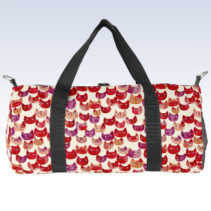 Fun farbenfrohe Wasserfarbe Muster Duffle Bag
