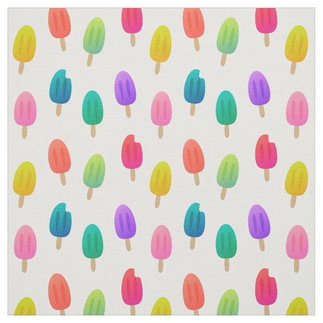 Fun-farbiges Eis-Pop-Muster Stoff (Muster)