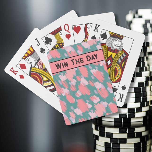 Fun farbiges Muster Spielkarten (Colorful Brushstrokes Pattern Playing Cards)