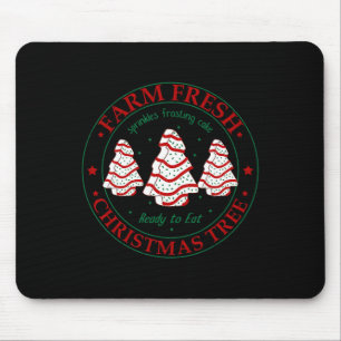 Fun Farm Frische Weihnachtsbaumkuchen Familie Xmas Mousepad