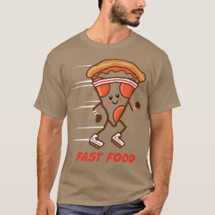 Fun Fast Food Pizza läuft Headband Sneakers Hung T-Shirt