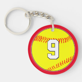 Fun Fastpitch Softball Player Nombre et couleurs d