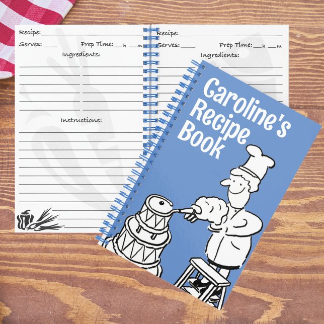 Fun Female Cook Dekorieren Cake Rezept Notizbuch (Von Creator hochgeladen)