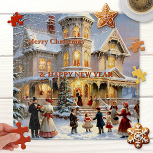 Fun Festive Vintage Noël Puzzle