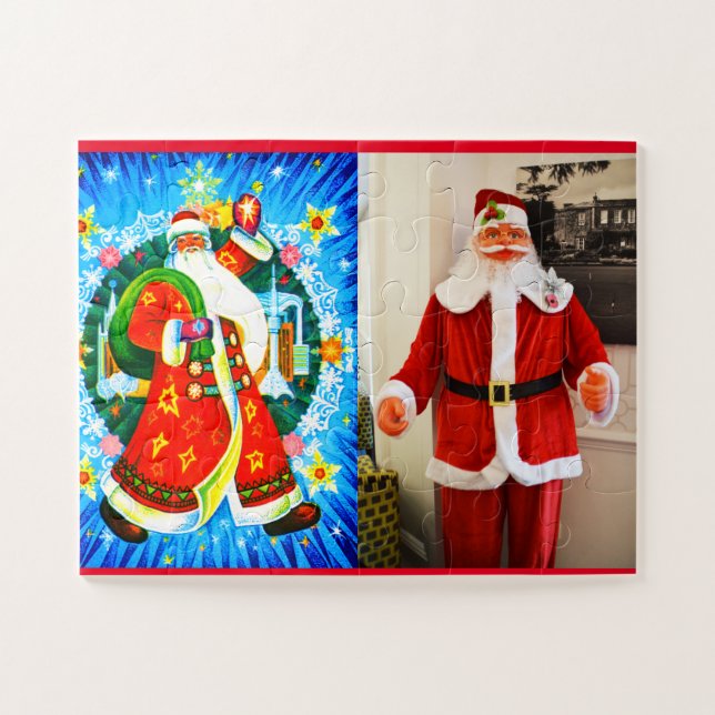 Fun festliche Santas (Horizontal)