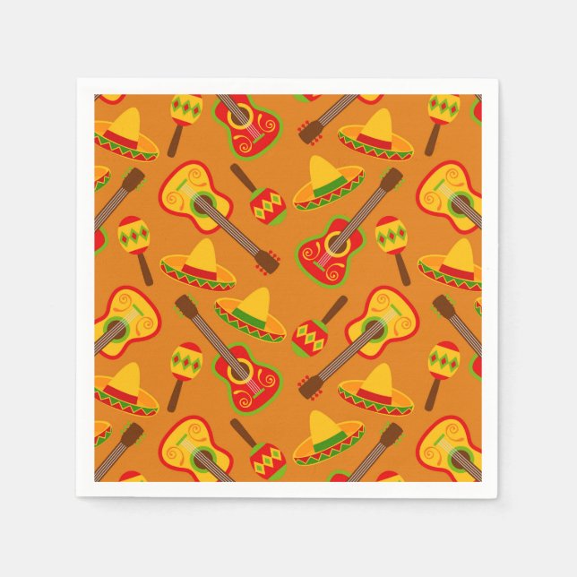 Fun Fiesta motif serviettes en papier (Devant)