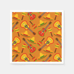 Fun Fiesta Party Muster Papierservietten