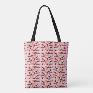 Fun Fifties Cars Gitarren Boomerangs Muster Design Tasche