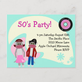 Fun Fifties Sock Monkey Shindig