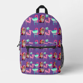 Fun Fifties Style Oldies Fun Themenraum Bedruckter Rucksack