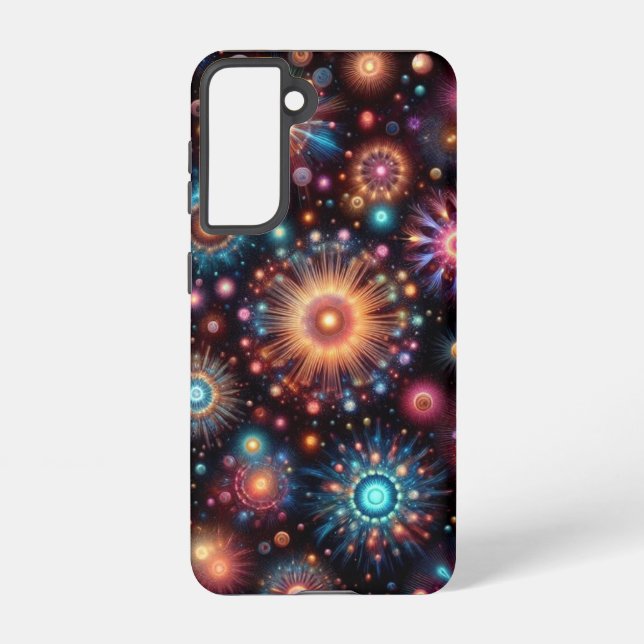 Fun Fireworks Samsung Galaxy Hülle (Rückseite)