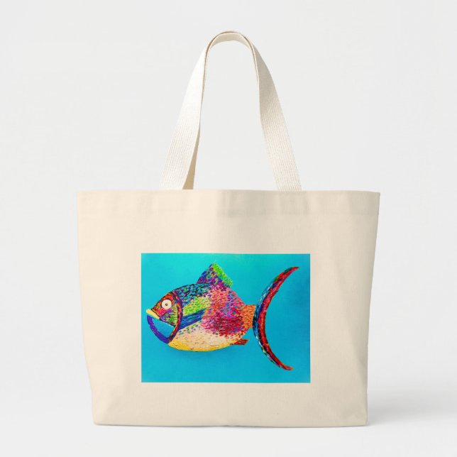 FUN FISH-TASCHE JUMBO STOFFBEUTEL (Vorne)