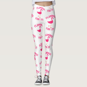 Fun Flamingo für tropisches Vogelmuster Leggings