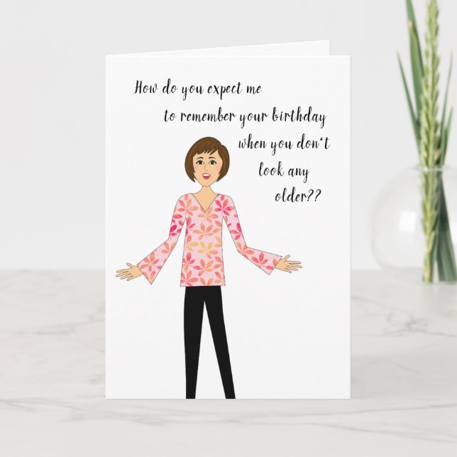 Fun Flattering Name Belated Birthday Gruß hinzufüg Karte (Vorderseite)