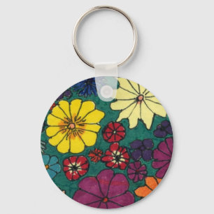 "Fun Floral #1" Schlüsselanhänger
