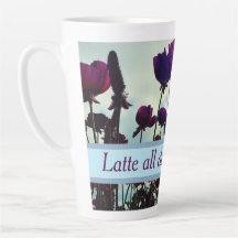 Fun Floral Latte Mug