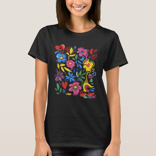 Fun Flowers T-Shirt (Vorderseite)