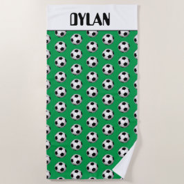 Fun Football boule ajouter nom plage serviette spo