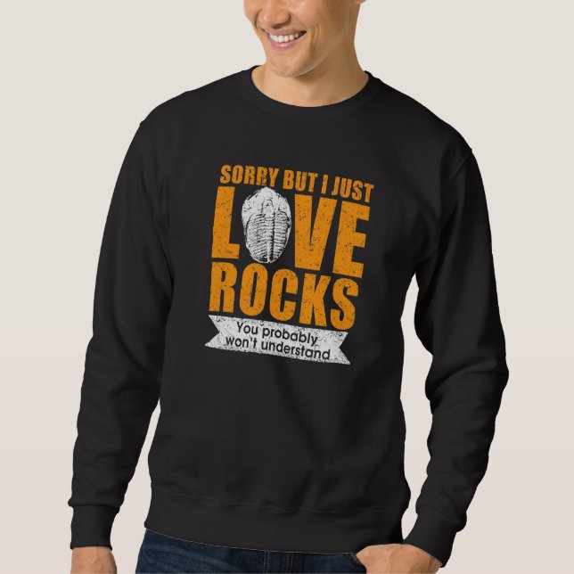 Fun Fossil Hunter Sweatshirt (Vorderseite)