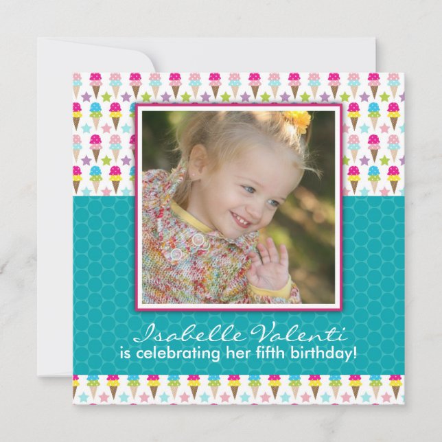 Fun Foto Geburtstagsparty Einladung (Vorderseite)