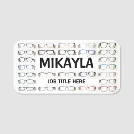 Fun Frames Optician Name Tag Namensschild