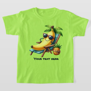 Fun Frucht Liebhaber fügen Text Strand T-Shirt