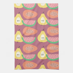 Fun Fruit Muster Geschirrtuch