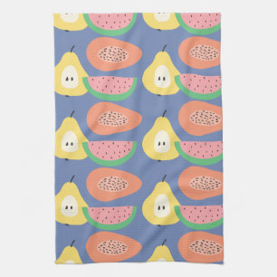 Fun Fruit Muster Geschirrtuch