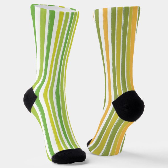 Fun Fruit Stripe ungerade Socken (Gewinkelt)