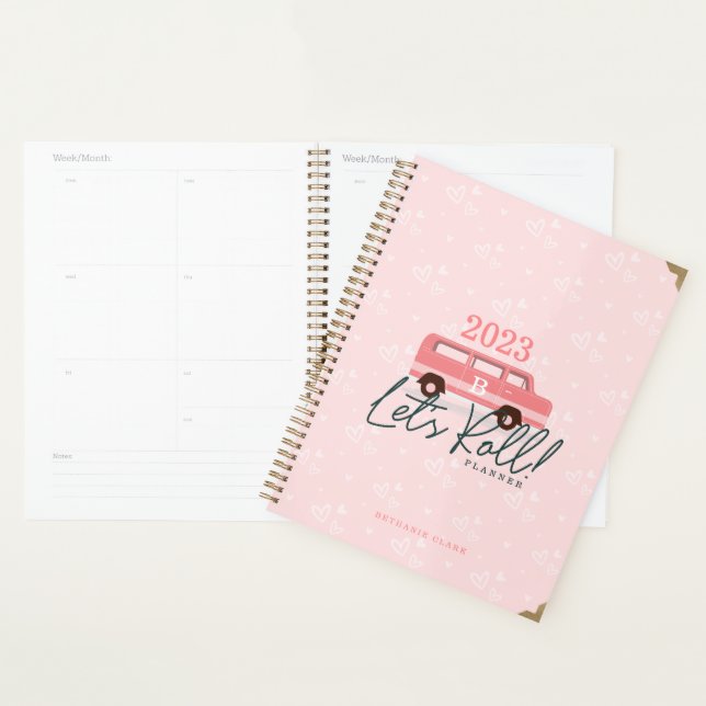 Fun Fun Rose Girly Van Vintage (Devant avec enveloppe)