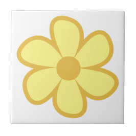 Fun Funky 60s 70s Retro Flower Ceramic Tile Fliese