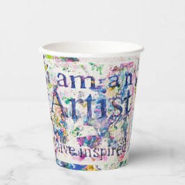 Fun Funky Artist Cups Pappbecher