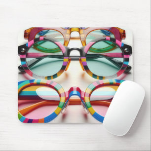 Fun Funky Eyeglasses Mousepad