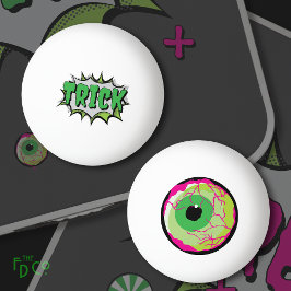 Fun Funny Halloween 'Trick' mit 'Zombie Eyeball' Tischtennisball