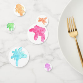 Fun gamin slime anniversaire confetti