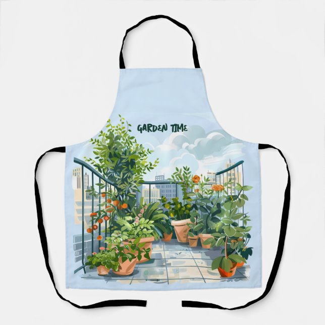Fun Garening Zitat Schöner Garten Weggärtner Schürze (Vorderseite)