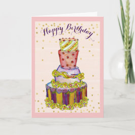 Fun Geburtstag Geburtstagskarte Kuchen Geburtstags Karte