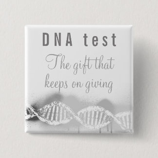 Fun Genealogy DNA Test das Geschenk Behalte geben Button