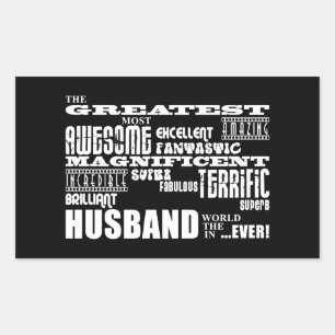Fun Geschenke für Husbands: Bester Musikfreund Rechteckiger Aufkleber