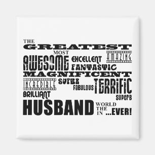 Fun Geschenke für Husbands: Bestes Ehemann Magnet