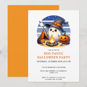 Fun Ghost Boo-Tastisches Halloween-Party Einladung