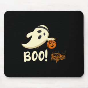 Fun Ghost Player Boo Basketball Halloween Kostüm Mousepad