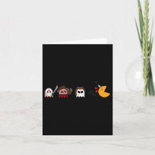 Fun Ghosts Parody Halloween Gamer 80er Horror Movi Karte