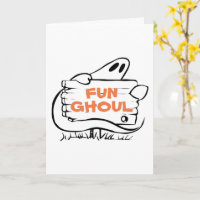 Fun Ghoul Funny Italian Ghost Halloween Gruß