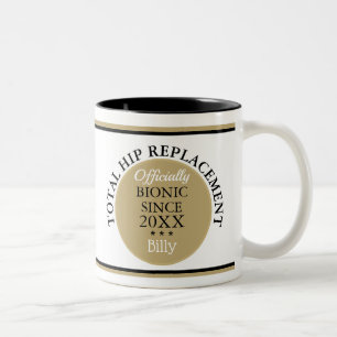 "Fun gift" "Bionic Angesagt Replacement"-Tasse Zweifarbige Tasse