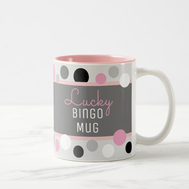 Fun Gift! Lucky Bingo Tasse Zwei-Tone-Kaffee-Tasse (Rechts)
