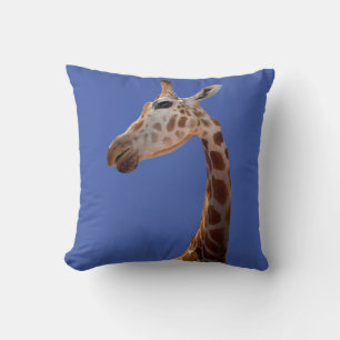 Fun Giraffe Foto Throw Kissen