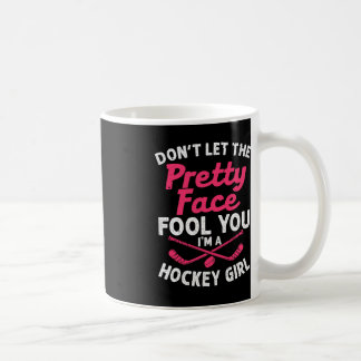 Fun Girl Hockey Geschenk für Frauen Kinder Eishock Kaffeetasse