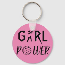 Fun Girl Power Netball Schlüsselanhänger