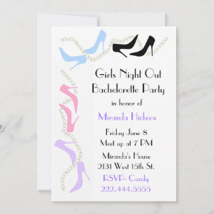 Fun Girl's Night Unser Junggeselinnen-Abschied Ein Einladung